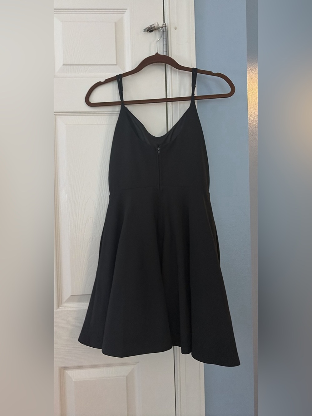 Classic Black Spaghetti Strap Dress